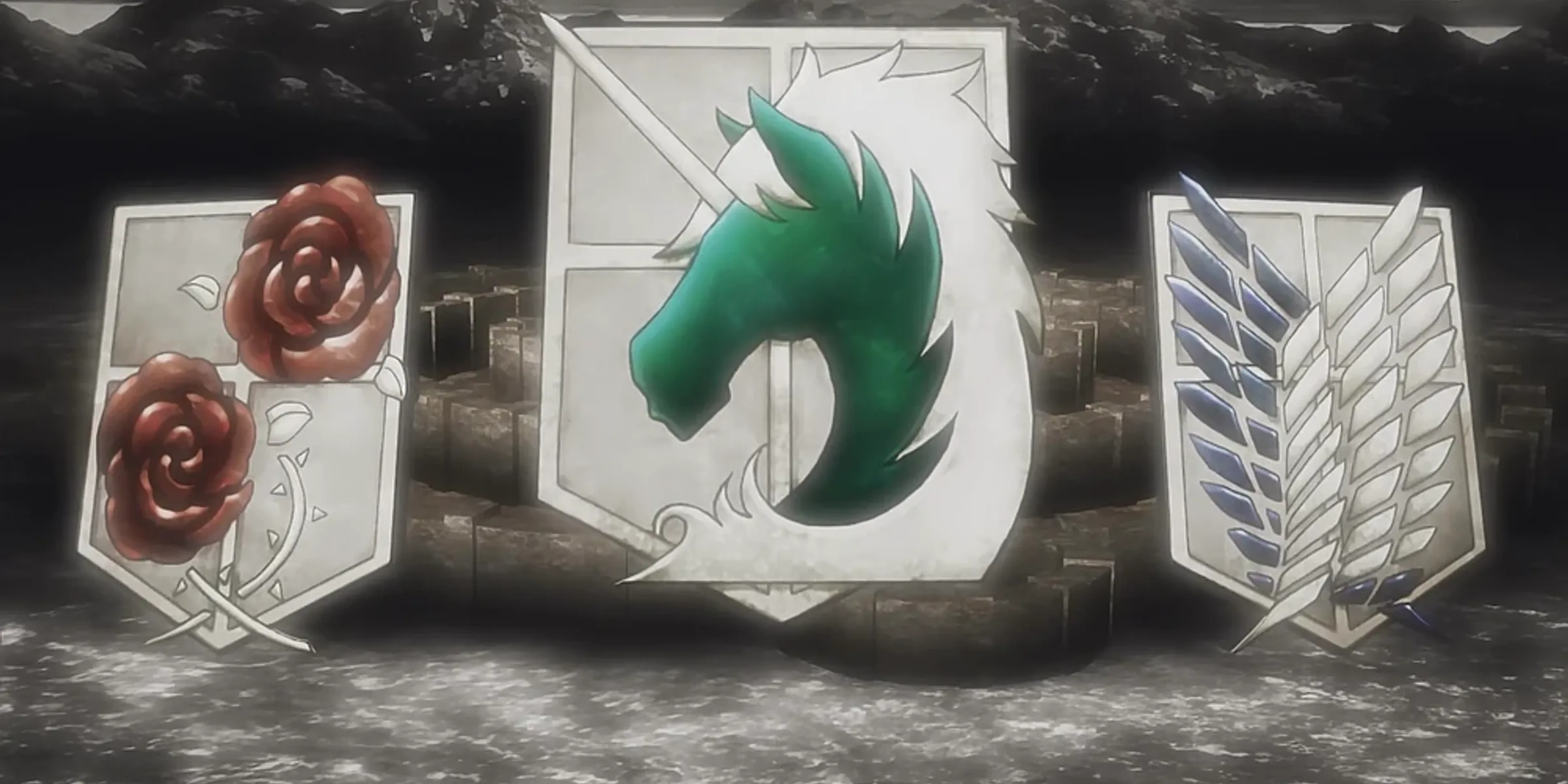 Illustration · What are the military branches in Attack on Titan?