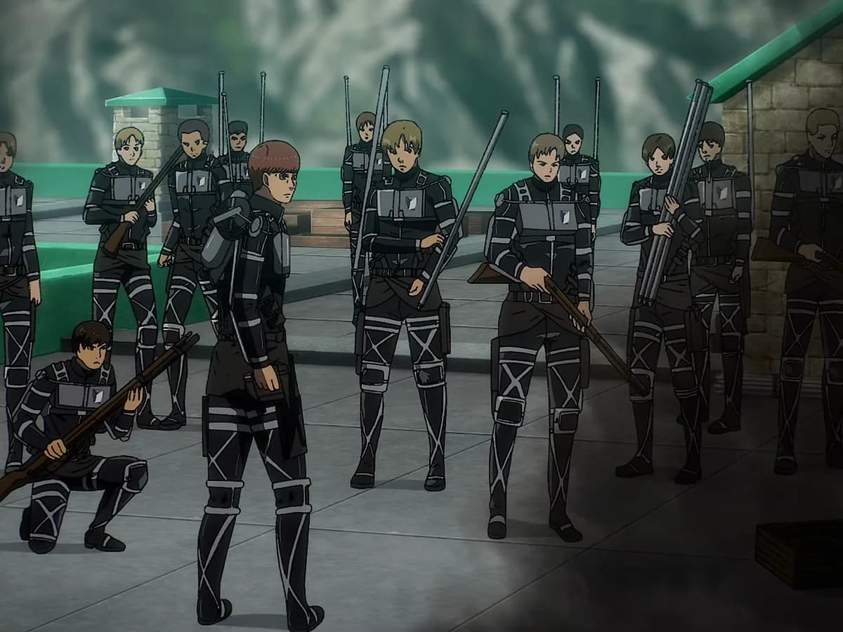 Late-series mobility gear loadout with firearms, blades and Thunder Spears