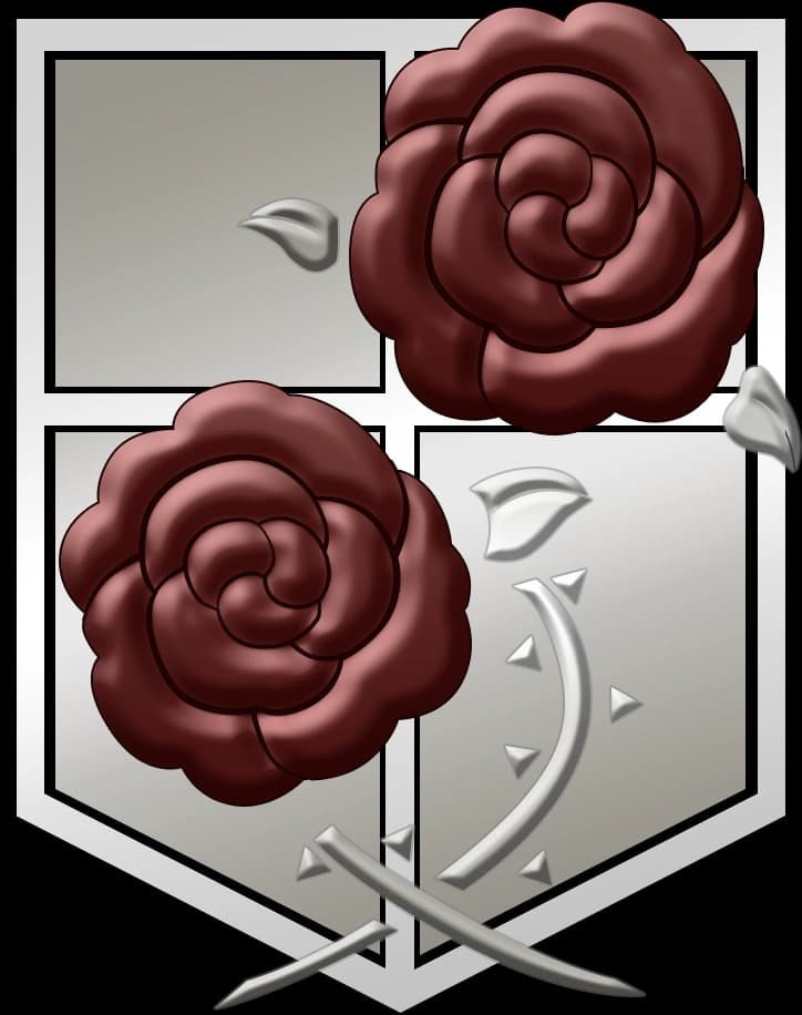 Garrison emblem — the Roses of the walls