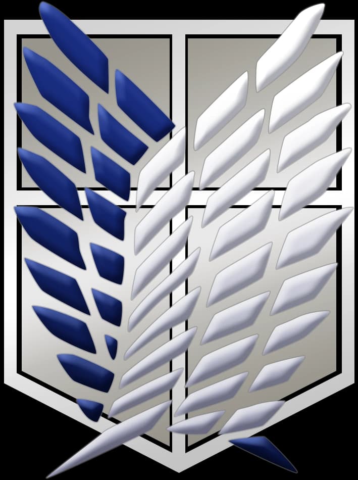 Survey Corps emblem — the Wings of Freedom