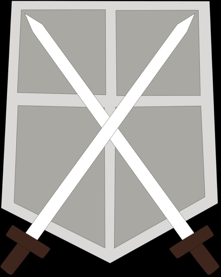 Cadet Corps emblem — the crossed swords